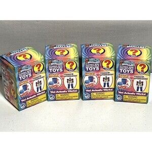 (4) New World's Smallest Classic Mini Toys Series 4 Blind Surprise Boxes Present